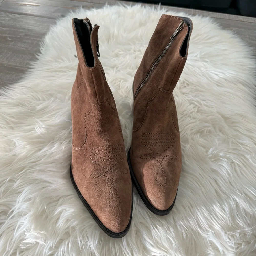 Spell Safari Suede Ankle Boots in Chocolate EU 39 - Picture 3 of 9